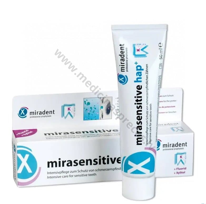 Mirasenstive HAP+ zobu pasta jūtīgiem zobiem, 50ml