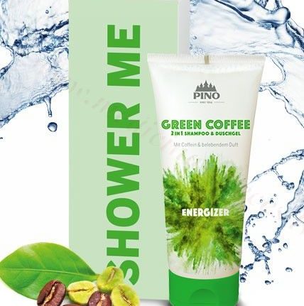 Shower Me! Zaļās kafijas dušas gēls&šampūns, 75 ml.