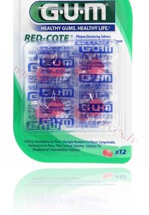 GUM Red-Cote zobu aplikuma kontrolei.