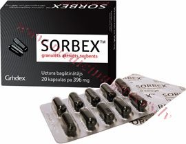SORBEX 20 kapsulas.