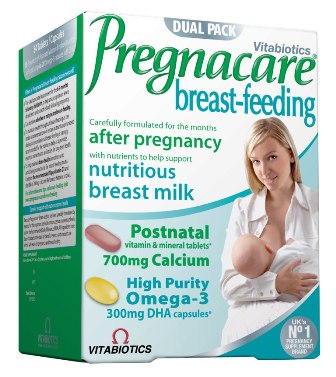 Pregnacare breast – feeding, 56 tabletes un 28 kapsulas (derīguma termiņš 28.02.2023.)