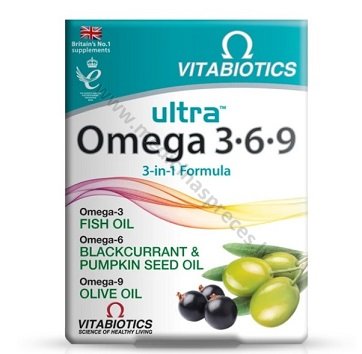 vitabiotics-ultra-omega369-produkti-veselibas-stiprinasanai-sirds-un-asinsvadiem-vitabiotics-medicinaspreces.lv