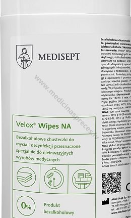 velox-na-spirtu-nesaturosas-virsmu-dezinfekcijas-salvetes-dezinfelcija-un sterilizacija-virsmam-medisept-medicinaspreces.lv