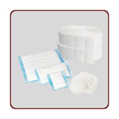 Vate, absorbējošās paketes, citas salvetes