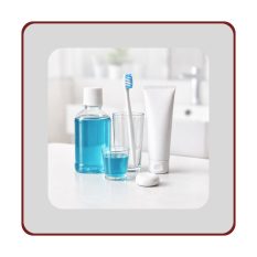 Zobu pastas, skalojamie līdzekļi