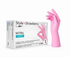 nitrila-cimdi-rozā-strawberry-mediciniskais-apgerbs-kirurgiska-vela-cimdi-nitrila-AmPri-medicinaspreces.lv